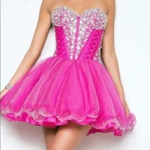 Barbie pink homecoming/prom dress